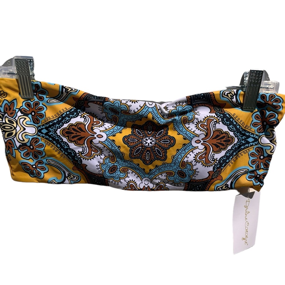 NWT strapless, 2 piece bathing suit size 5